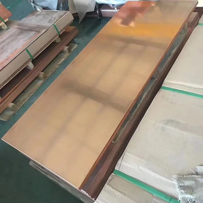 5mm 10mm 20mm C1100 Copper Plate Cutting C11000 C12200 Electrolytic Tungsten Copper Sheet
