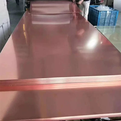 5mm 10mm 20mm C1100 Copper Plate Cutting C11000 C12200 Electrolytic Tungsten Copper Sheet