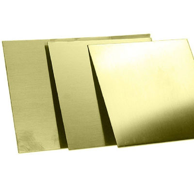 1500X 3050 X 1.5mm Customized Thickness C26800 C27200 Shiny Brass Copper Sheet Plate